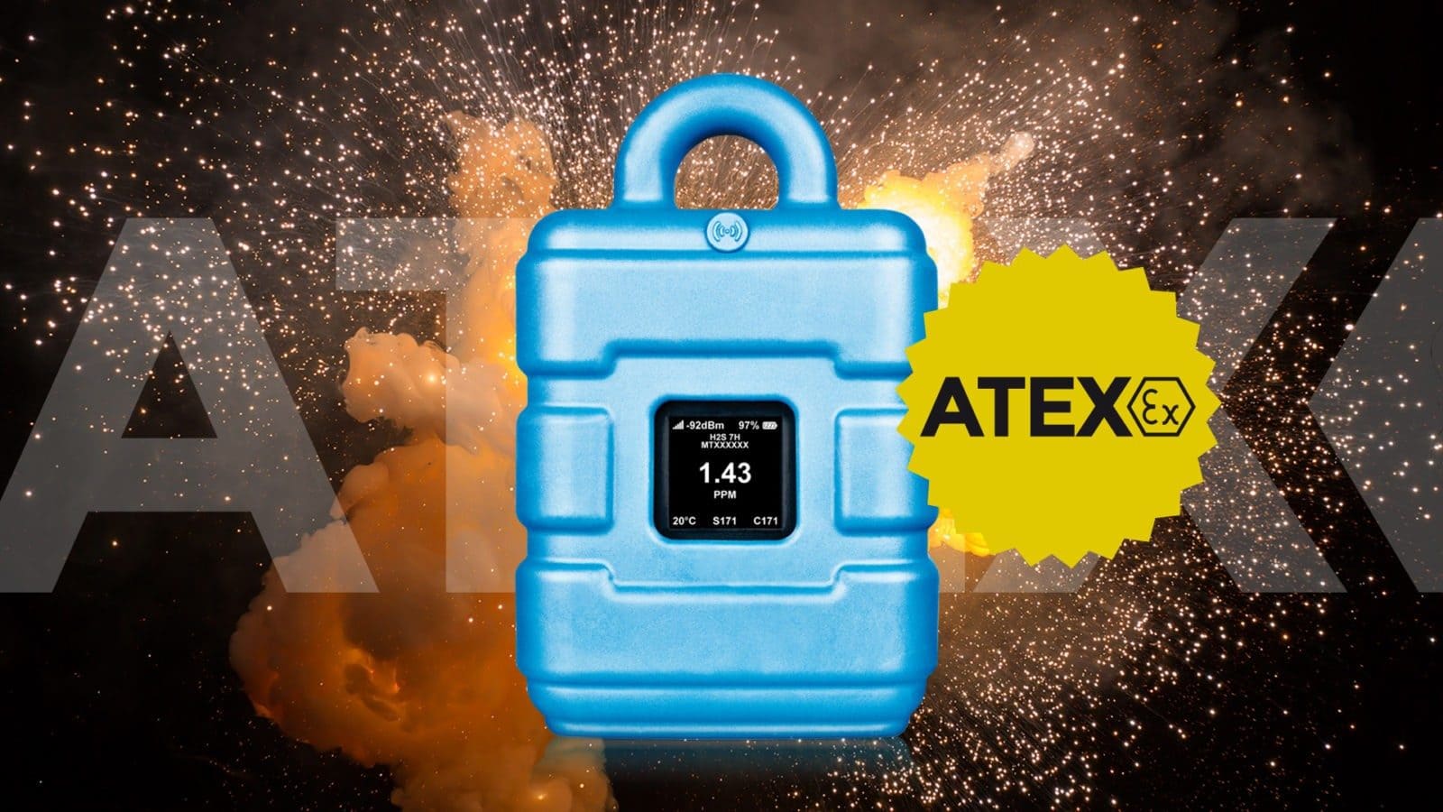 myDatasens - Measuring device for measuring and transmitting gas values in the ATEX zone