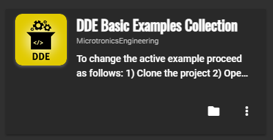 DDE Basic Example