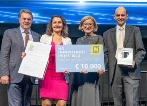 Preisträge beim Niederösterreichischen Innovationspreis dem Karl Ritter von Ghega Preis