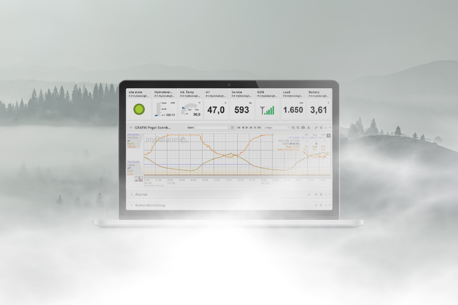 Microtronics Plattform im Nebel