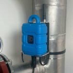 Jellox Pulse ext. antenna with armour installed on pipe 2